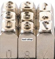 KUKKO Numeratory znaczniki litery i cyfry 6 mm Zestaw