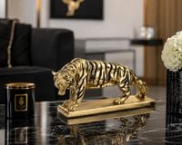 Figura złota tygrys Art 45x19x12