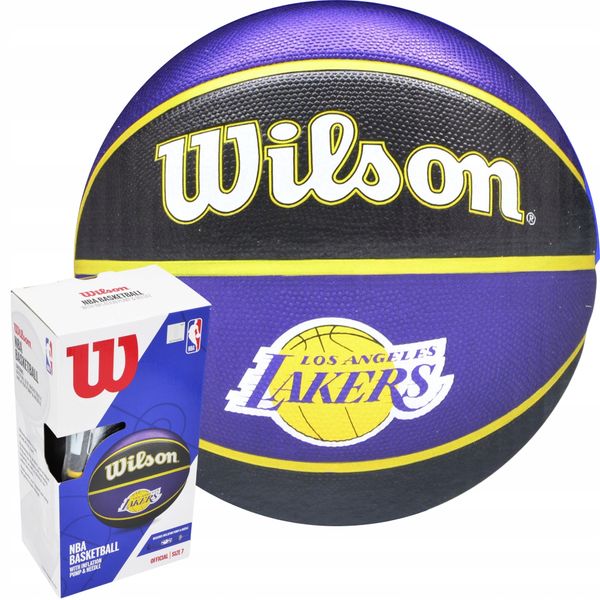 WILSON PIŁKA DO KOSZYKÓWKI LAKERS WZ4021502 7 zdjęcie 1