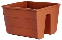 Skrzynka na balustradę Wave 30 Doniczka balkonowa na barierkę