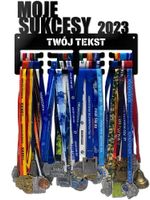 Wieszak na medale MOJE SUKCESY 2023 twoje imię dowolny tekst 292.1