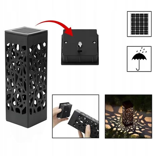 Duży Personalizowany Znicz Solarny XL Serce Wspomnienie Wszystkich Świętych na Arena.pl