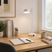 Lampa Stołowa Dann Lux EMO WH-T Z Biała DLD5290