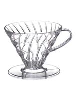 2 x Drip Hario zaparzacz do kawy Dripper tworzywo V60-02 przezroczysty ( cl