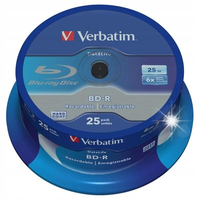 Płyty Blu-ray Verbatim BD-R 25 GB 25 szt.