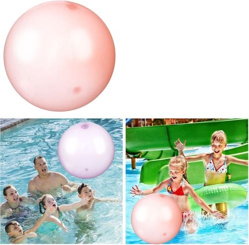 Zestaw 4 Dużych Kul Wodnych 70 cm Kolorowe Nadmuchiwane Bańki TPR Lato na Arena.pl