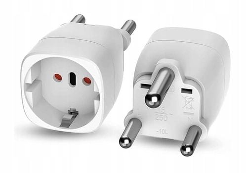 Adapter Przejściówka Gniazda EU na Wtyk RPA MOZAMBIK NAMBIA BHUTAN - na Arena.pl