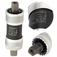 Suport rowerowy SHIMANO UN300 68/110 mm srebrny mufa BSA stożek kwadratowy