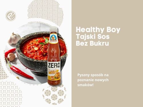 Healthy Boy Sugar Free Sweet Chili tajski sos bez cukru 310g na Arena.pl