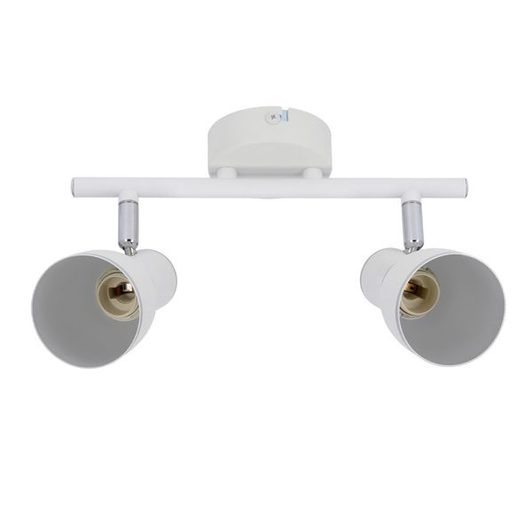 Fido listwa 2x40W E14 biały+chrom zdjęcie 13