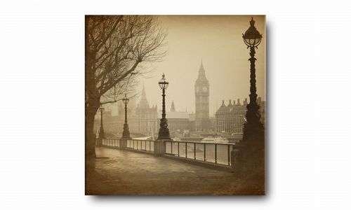 OBRAZ NA PŁÓTNIE 057 Londyn 70x70cm na Arena.pl