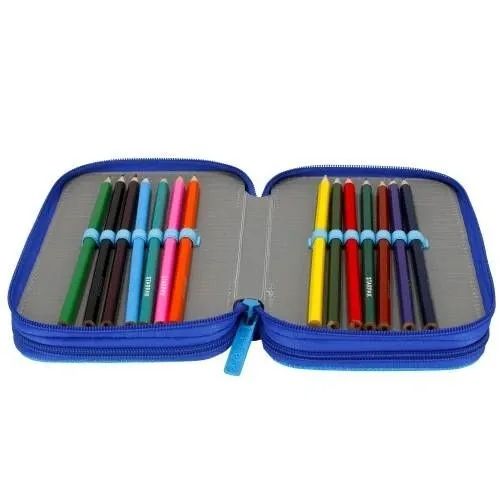 TRZYKOMOROWY PIÓRNIK SZKOLNY PSI PAW PATROL Chase z WYPOSAŻENIEM 30 element na Arena.pl