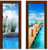 Naklejka samoprzylepna Okleina na Drzwi Szafę 3D