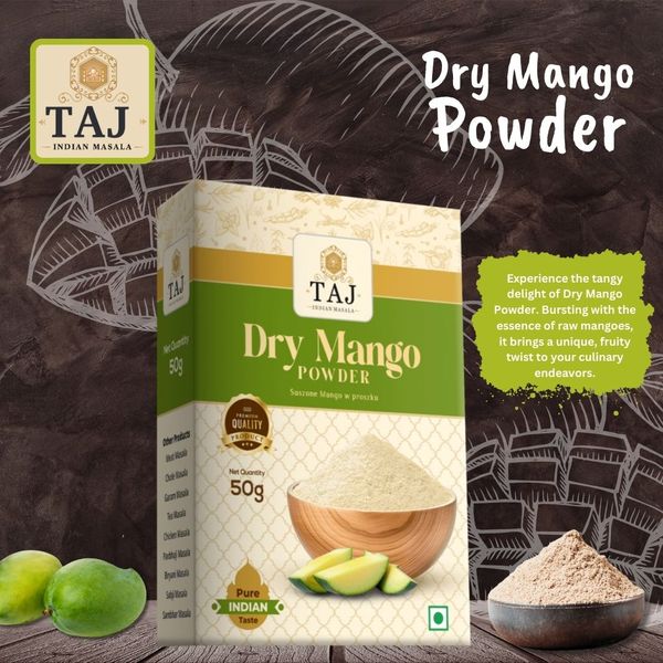 TAJ INDIAN MASALA DRY MANGO POWDER 50G zdjęcie 2