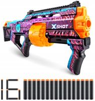 PISTOLET WYRZUTNIA NA STRZAŁKI DUŻA ZURU X-SHOT SKINS ENIGMA + 16 STRZAŁEK