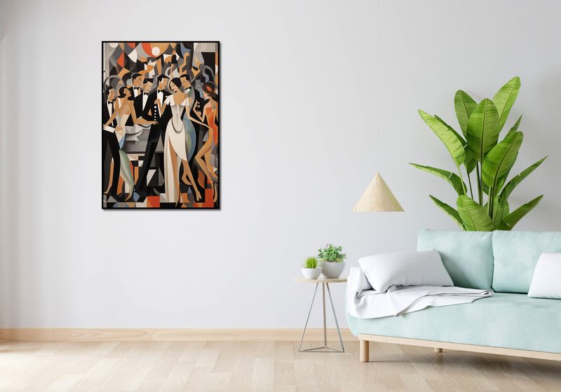 Plakat 70x100cm Bal w Art Deco zdjęcie 4