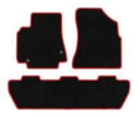 Dywaniki welurowe CARLUX-RED do Citroen Berlingo II 2008-2018