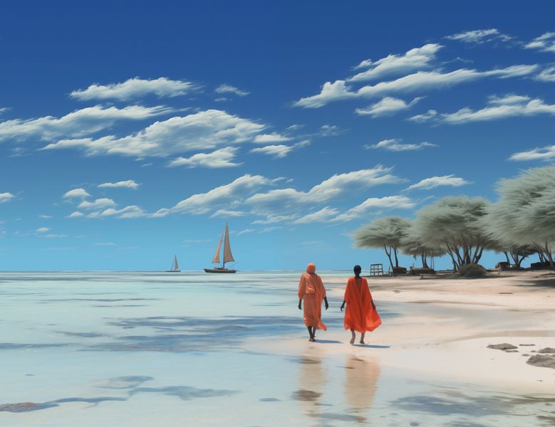 Plakat 65x50cm Spokój w Piaskach zdjęcie 1