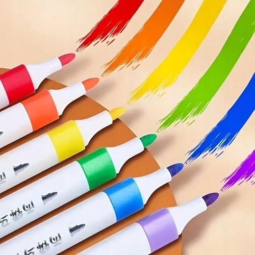 MARKERY AKRYLOWE Pisaki Flamastry Mazaki WODOODPORNE Z FARBĄ ZESTAW 60 SZT na Arena.pl