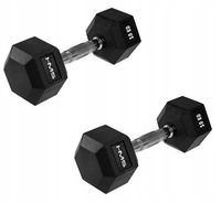 Hantle powlekane/gumowane stałe HMS 1x 10 kg