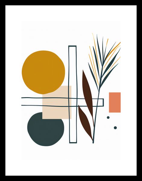 Plakat 39,5x55cm Ogród Symetryczny zdjęcie 3