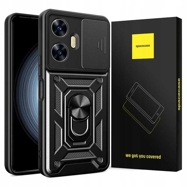Spacecase Camring Realme C55 black zdjęcie 1