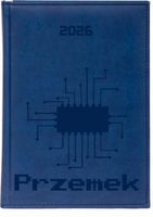 STYLOWY kalendarz informatyka A4 2026 KSIĄŻKOWY TYGODNIOWY grawerowany