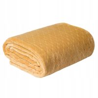 Koc narzuta na łóżko CINDY-4 170x210 miodowy