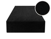 Prześcieradło Z Gumką 180X200 Frotte Czarny