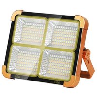 Solarny Halogen Led Przenośna Lampa Robocza Latarnia 20W Power Bank