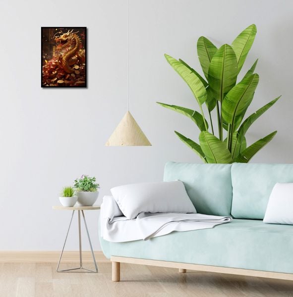 Plakat 30x40cm Smok Bogactwa zdjęcie 4