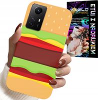 ETUI DO XIAOMI NOTE 12S 4G - CASE BURGER CHEESEBURGER OBUDOWA PREZENT