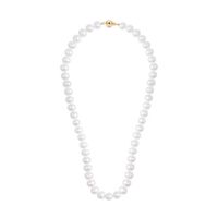 Złoty naszyjnik NZX6678 - Naturalne Perły hodowane słodkowodne