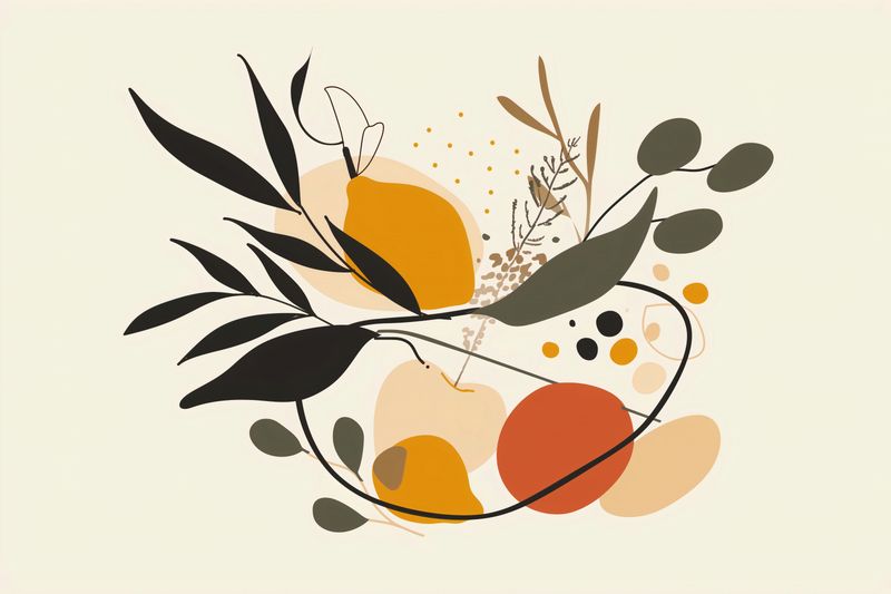 Plakat 30x20cm Botaniczny Wir zdjęcie 1