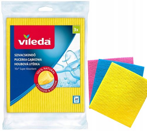 Pucerka gąbkowa Vileda 3 szt. na Arena.pl