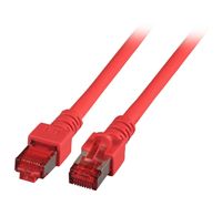 Patchcord EFB SFTP 1m Cat.6 LSZH czerwony 021207