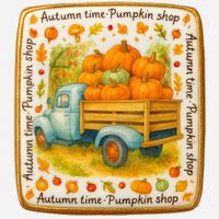 CIASTKO LUKROWANE PUMPIKN TRUCK ROZ.XL PION JESIEŃ RĘCZNIE ROBIONE