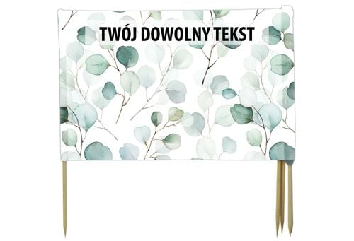 PARAWAN PLAŻOWY Akwarelowe listki z indywidualnym  napisem 4 PANELE 4.4 na Arena.pl