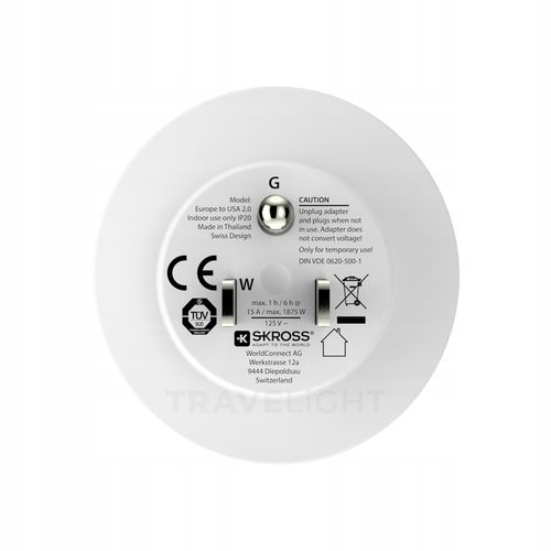 SKROSS Adapter Przejściówka z POLSKI DO USA Meksyku Dominikany Kanady na Arena.pl