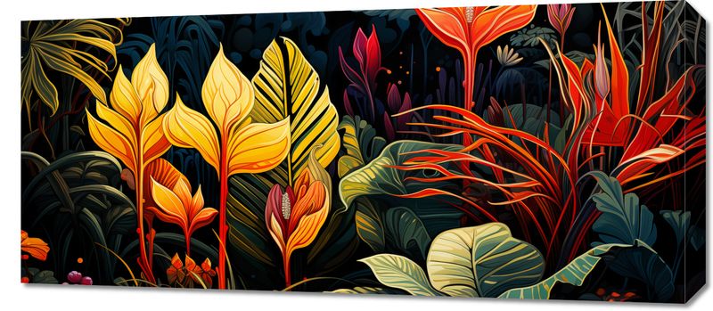 Obraz 90x40cm Tropikalna Symfonia zdjęcie 1
