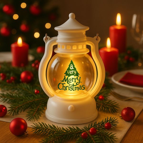 LAMPION LED 12,6 CM MERRY CHRISTMAS OZDOBA zdjęcie 5