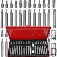 ZESTAW BITÓW KOŃCÓWKI BITY KLUCZE KOŃCÓWKI KLUCZ IMBUS HEX TORX SPLINE 40el