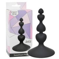 Wtyczka do pupy, silikonowy. Stymulacja. Korek na przyssawce do stymulacji