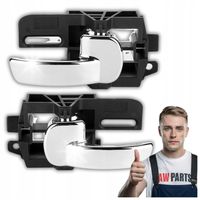 Klamki Drzwi Wewnętrzne Lewa Prawa Nissan Qashqai 2007-2013 07-13 Mocne