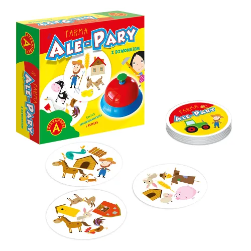 Ale-Pary z dzwonkiem - Farma - szalona gra dla dzieci na spostrzegawczość na Arena.pl