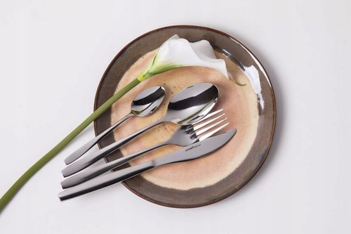 Sztućce Komplet na 6 osób Altom Design Planet srebrny połysk 24 elementy na Arena.pl