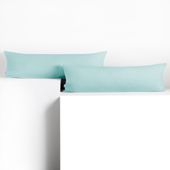 Poszewka na poduszkę wałek bawełna AMBER 20x145 2szt. błękitna DecoKing
