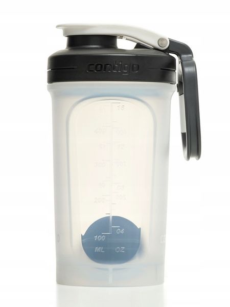 Shaker do odżywek Contigo Shake&Go 2.0 590ml - Biały zdjęcie 16