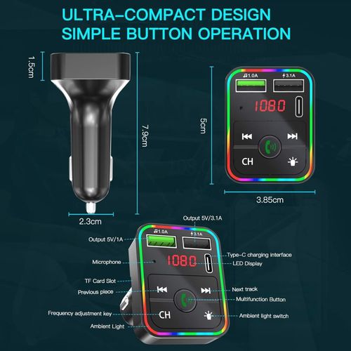 Adapter Transmiter FM Nadajnik FM Bluetooth na Arena.pl