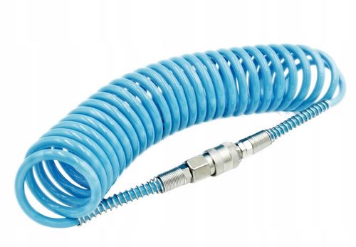 Wąż spiralny pneumatyczny 8mm POLIURETAN przewód do kompresora 10 metrów na Arena.pl